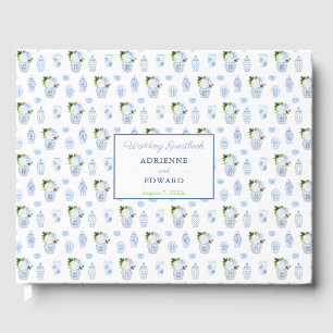 Chinoiserie Chic Double Happiness Jars Wedding Guest Book