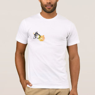 Chinoiserie Chic Tiger Image Chinese Symbol T-Shirt