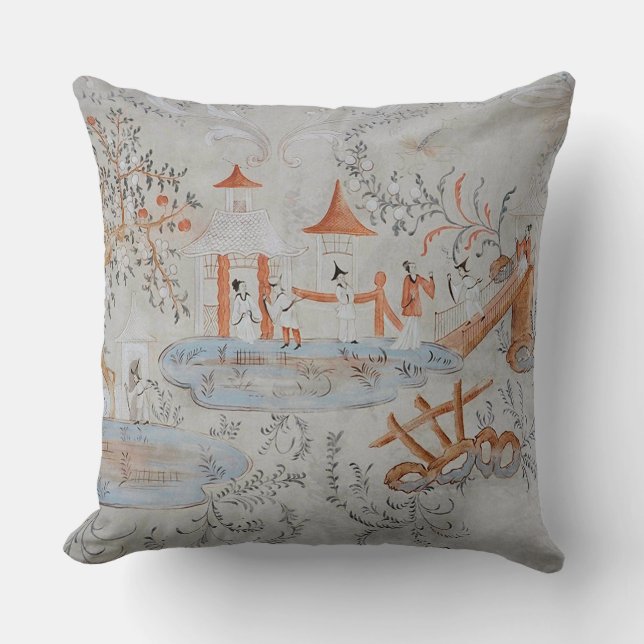 Chinoiserie Designer Pillow (Front)