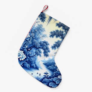 CHINOISERIE DREAM SMALL CHRISTMAS STOCKING