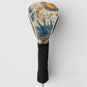 Chinoiserie Exotic Birds Botanical Pattern (1) Golf Head Cover