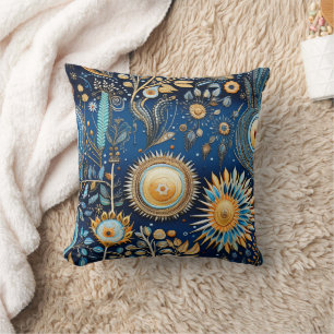 Chinoiserie Exotic Birds Botanical Pattern (2) Cushion