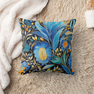 Chinoiserie Exotic Birds Botanical Pattern (3) Cushion