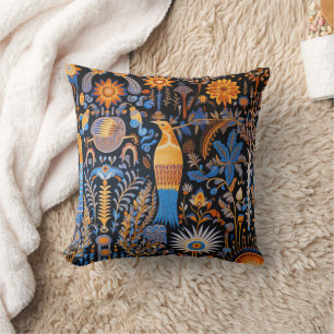 Chinoiserie Exotic Birds Botanical Pattern (6) Cushion