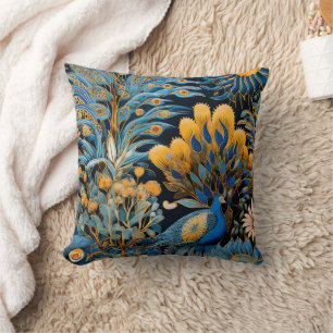Chinoiserie Exotic Birds Botanical Pattern (8) Cushion