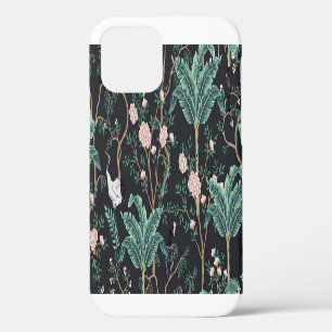 Chinoiserie Exotic Birds: Vintage Banana Tree Wall iPhone 12 Case