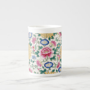 Chinoiserie Floral Chintz Bone China Mug