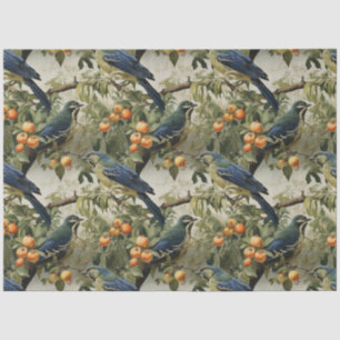 Chinoiserie Floral Pattern Tissue Paper