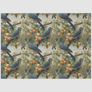 Chinoiserie Floral Pattern Tissue Paper