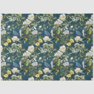 Chinoiserie Floral Pattern Tissue Paper