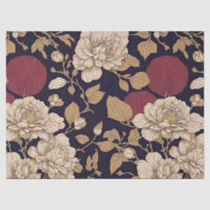 Chinoiserie  Florals Decoupage  Tissue Paper