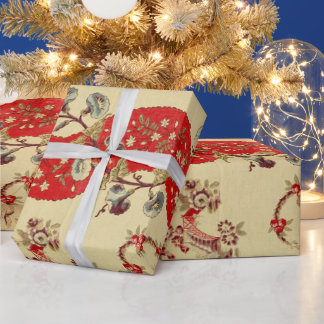 Chinoiserie for Christmas Wrapping Paper