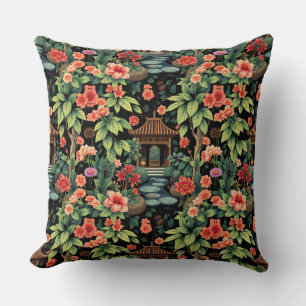 Chinoiserie Garden Elegance Cushion
