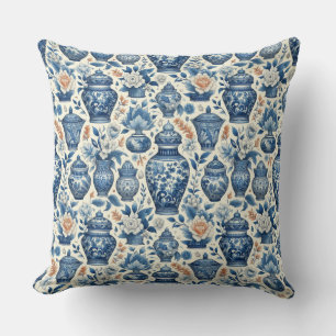 Chinoiserie Ginger Jar Cushion