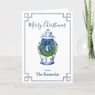 Chinoiserie Ginger Jar Holiday Card