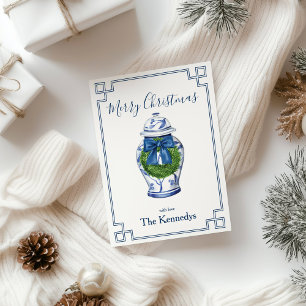Chinoiserie Ginger Jar Holiday Card
