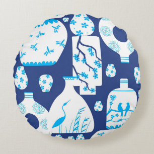 Chinoiserie Ginger Jar Jars Throw Pillow