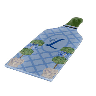 Chinoiserie Ginger Jar Jars Topiary Wine  Cutting Board