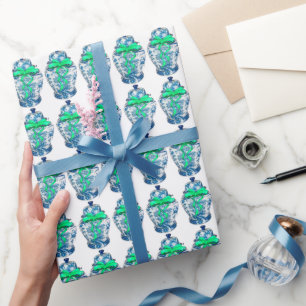 Chinoiserie Ginger Jar Jars  Wrapping Paper