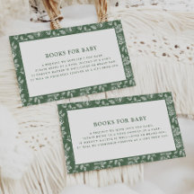 Chinoiserie Green Toile Baby Shower