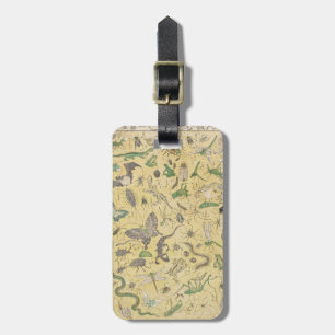Chinoiserie Japanese Bug & Insect Nature Poster Luggage Tag