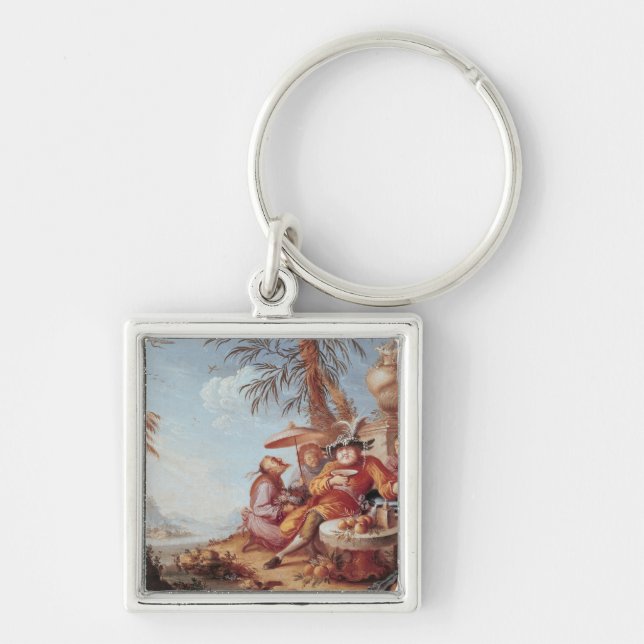 Chinoiserie Key Ring (Front)
