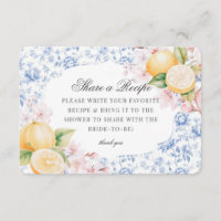 Chinoiserie Lemon Tea Bridal Shower Share a Recipe