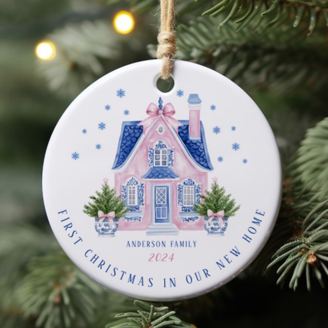 Chinoiserie New Home First Christmas Ornament (Creator Uploaded)