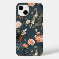 Chinoiserie on Denim Blue