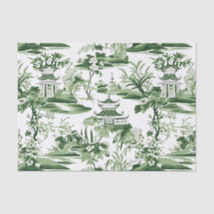 Chinoiserie Orient Landscape Painting Decoupage Tissue Paper