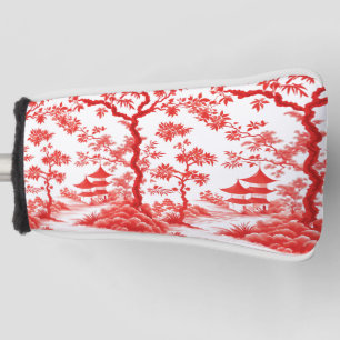 CHINOISERIE PAGODA GOLF HEAD COVER