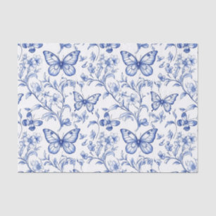 Chinoiserie Toile De Jouy Pattern  Tissue Paper