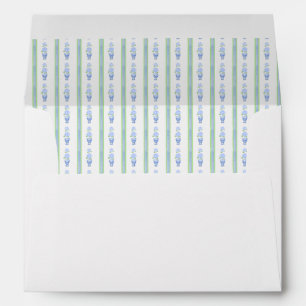 Chinoiserie Topiary Monogram Crest Envelope