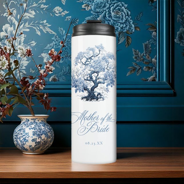 Chinoiserie Tree Motif Mother of Bride ID1094  Thermal Tumbler (Creator Uploaded)