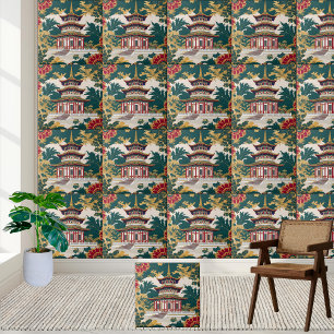 Chinoiserie Wall Art Tile