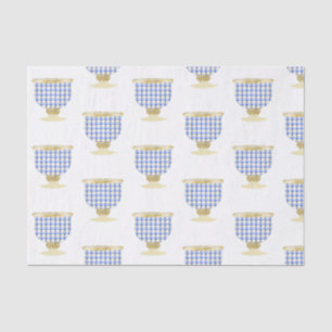 Chinoiserie Watercolor Chic Vase Tissue Paper