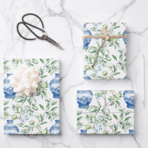 Chinoiserie Wrapping Paper Sheet
