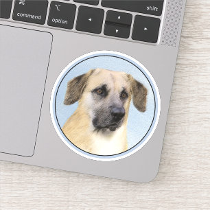 Chinook (Dropped Ears) Painting - Original Dog Art