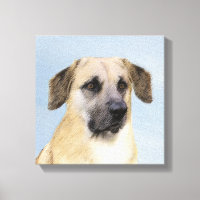 Chinook (Dropped Ears) Painting - Original Dog Art