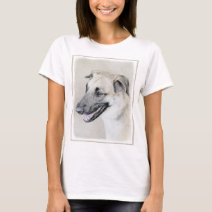 Chinook (Dropped Ears) Painting - Original Dog Art T-Shirt