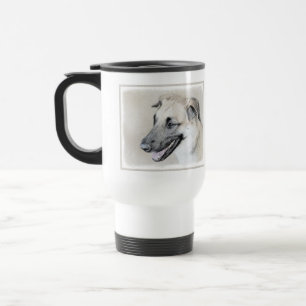 Chinook (Dropped Ears) Painting - Original Dog Art Travel Mug