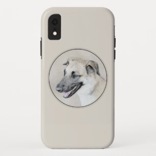 Chinook (Helicopter Ears) Painting - Dog Art iPhone XR Case