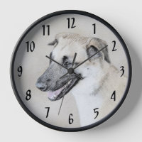 Chinook (Helicopter Ears) Painting - Dog Art