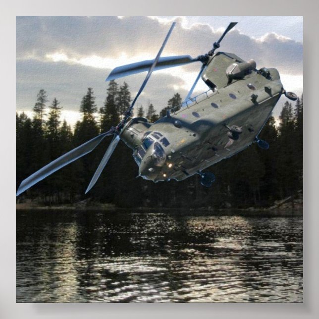 CHINOOK HELICOPTER POSTER (Front)