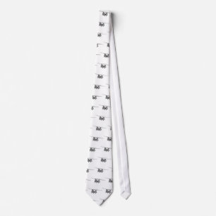 Chinook Helicopter Sihlouette Tie