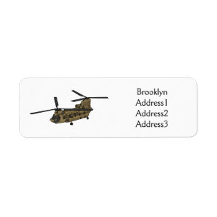 Chinook military helicopter illustration