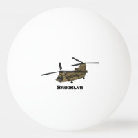 Chinook military helicopter illustration