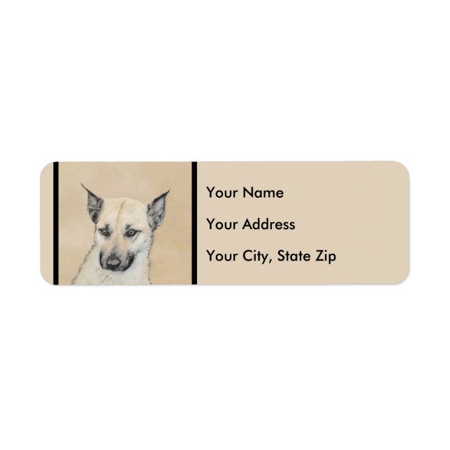 Chinook (Pointed Ears) Painting - Original Dog Art (Front)