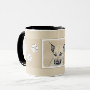 Chinook (Pointed Ears) Painting - Original Dog Art Mug