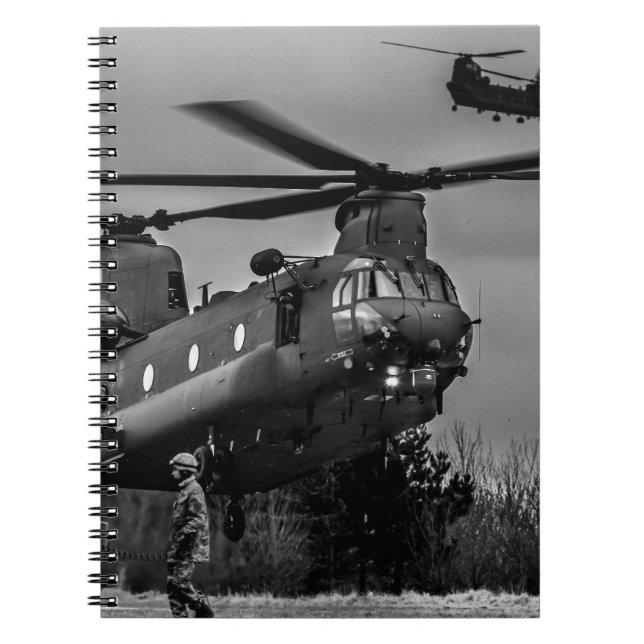 Chinook refuelling notebook (Front)
